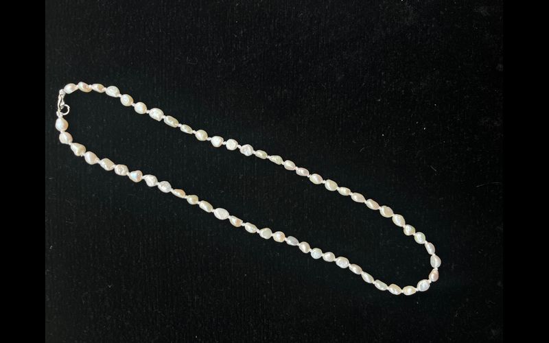 碎银子东珠项链